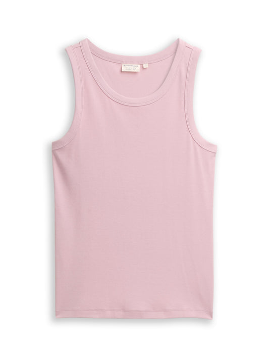 T-shirt rib top light elderber Bild 1