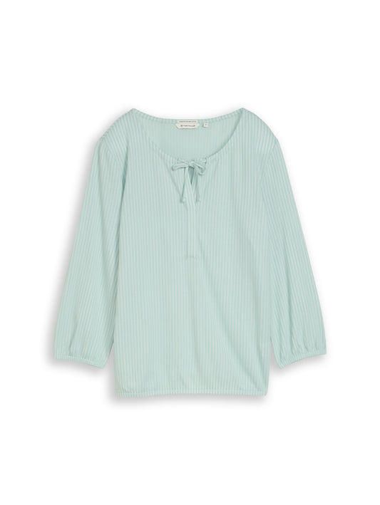 T-shirt striped blouse with st blue haze stri Bild 1
