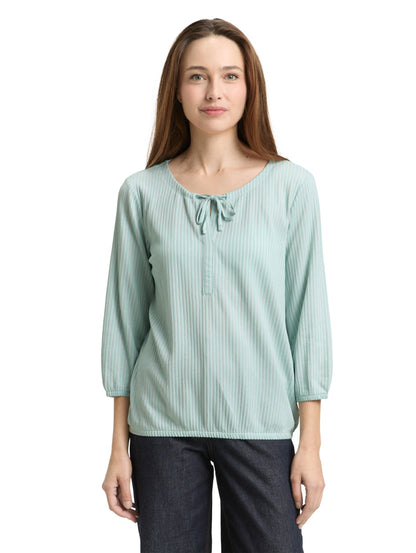 T-shirt striped blouse with st blue haze stri Bild 5