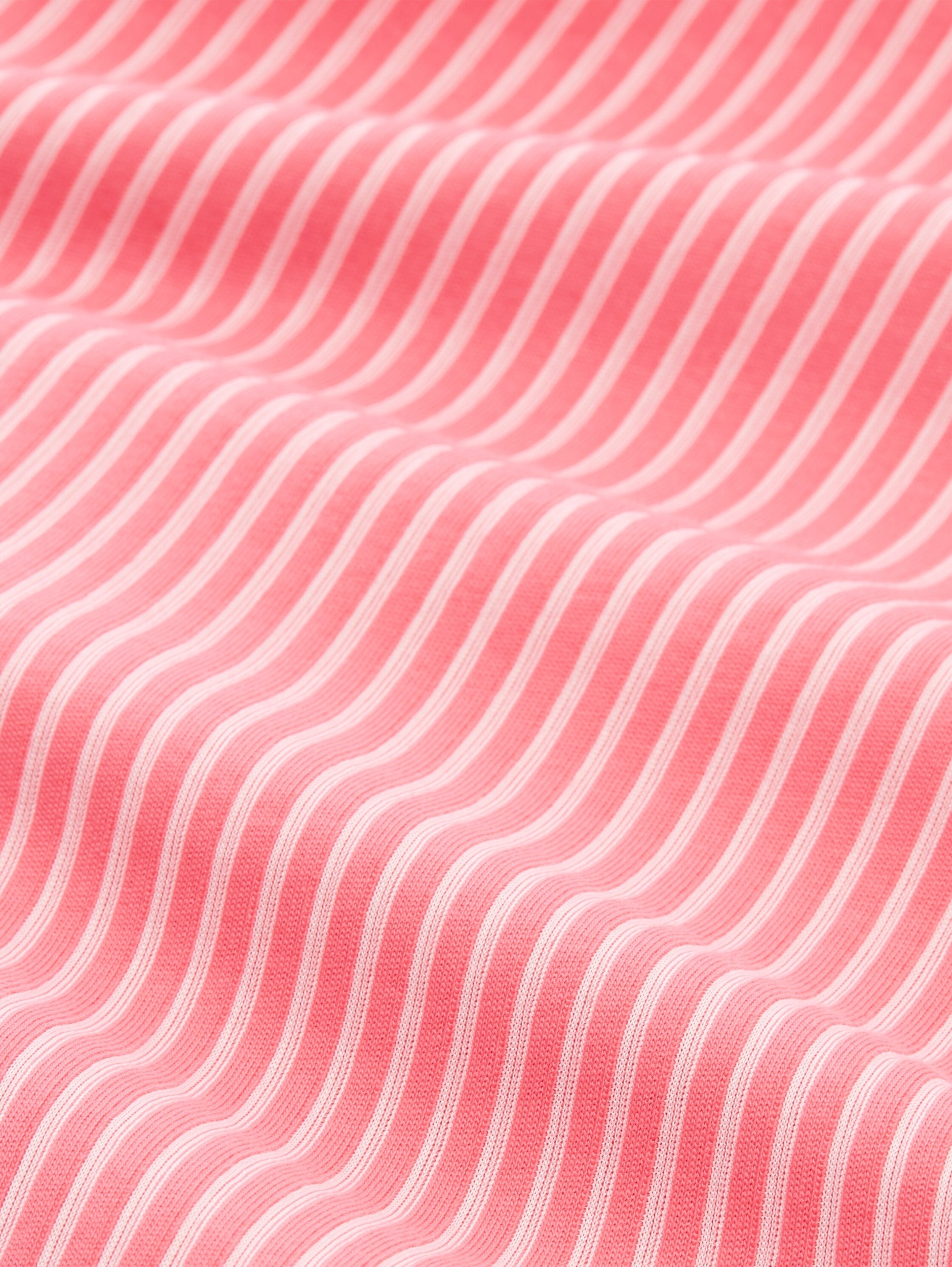 T-shirt striped blouse with st soft coral pin Bild 2