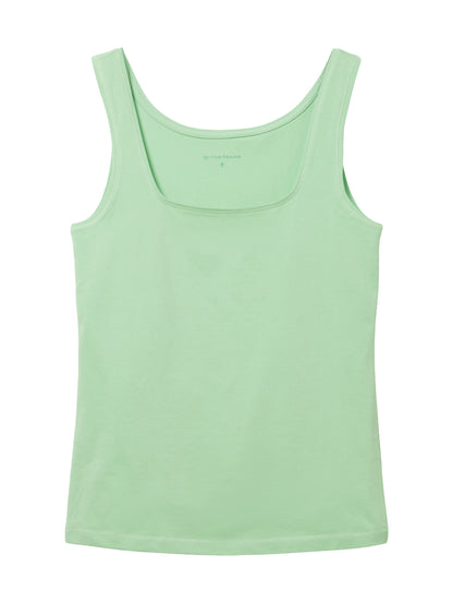 Top carré neck okra green Bild 1