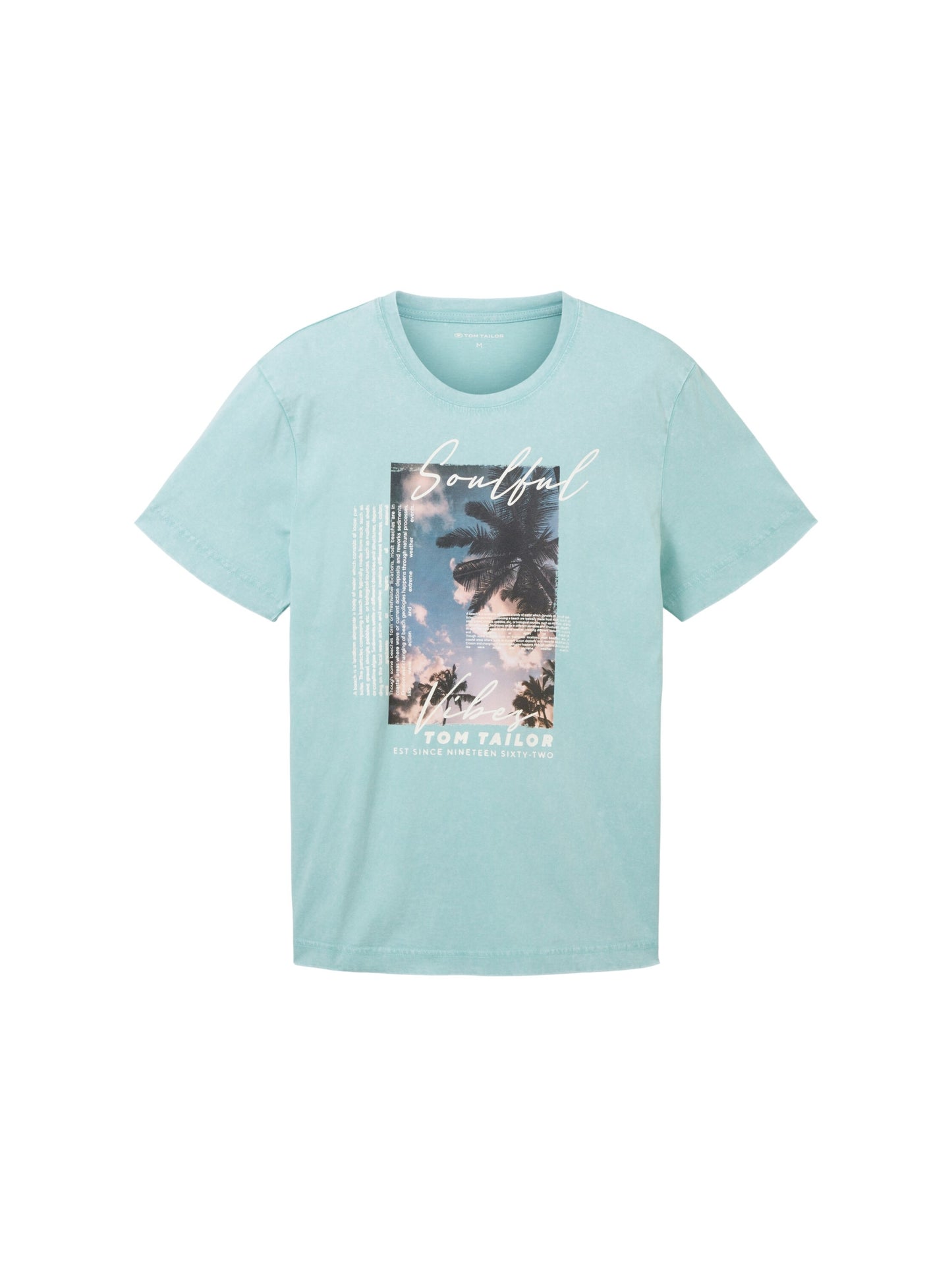 washed photoprint t-shirt blue tibetan s Bild 1
