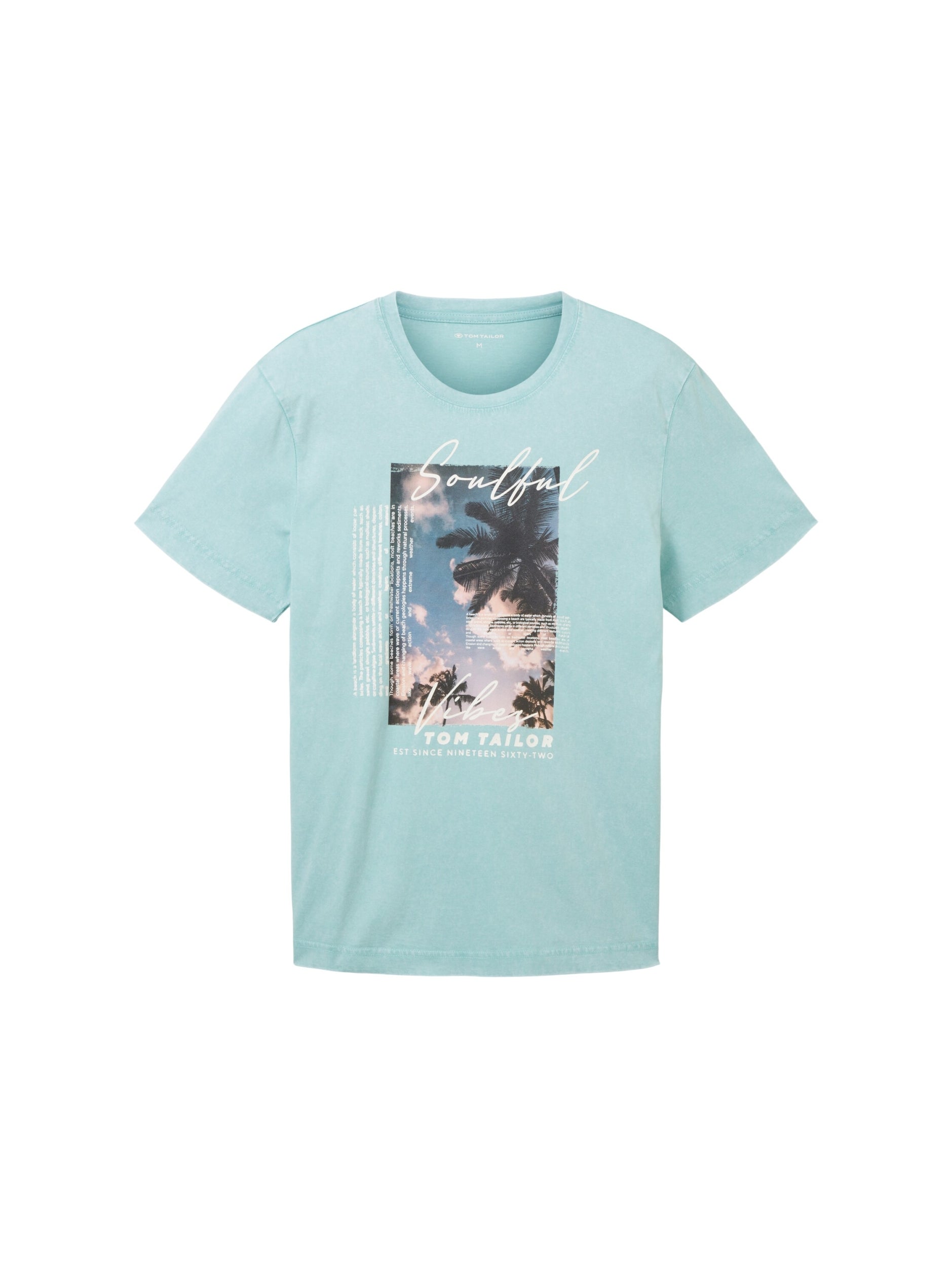 washed photoprint t-shirt blue tibetan s Bild 1