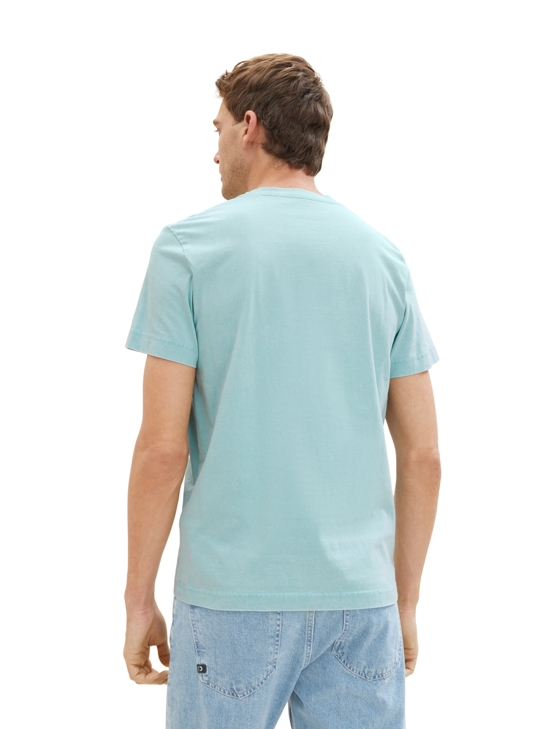 washed photoprint t-shirt blue tibetan s Bild 5