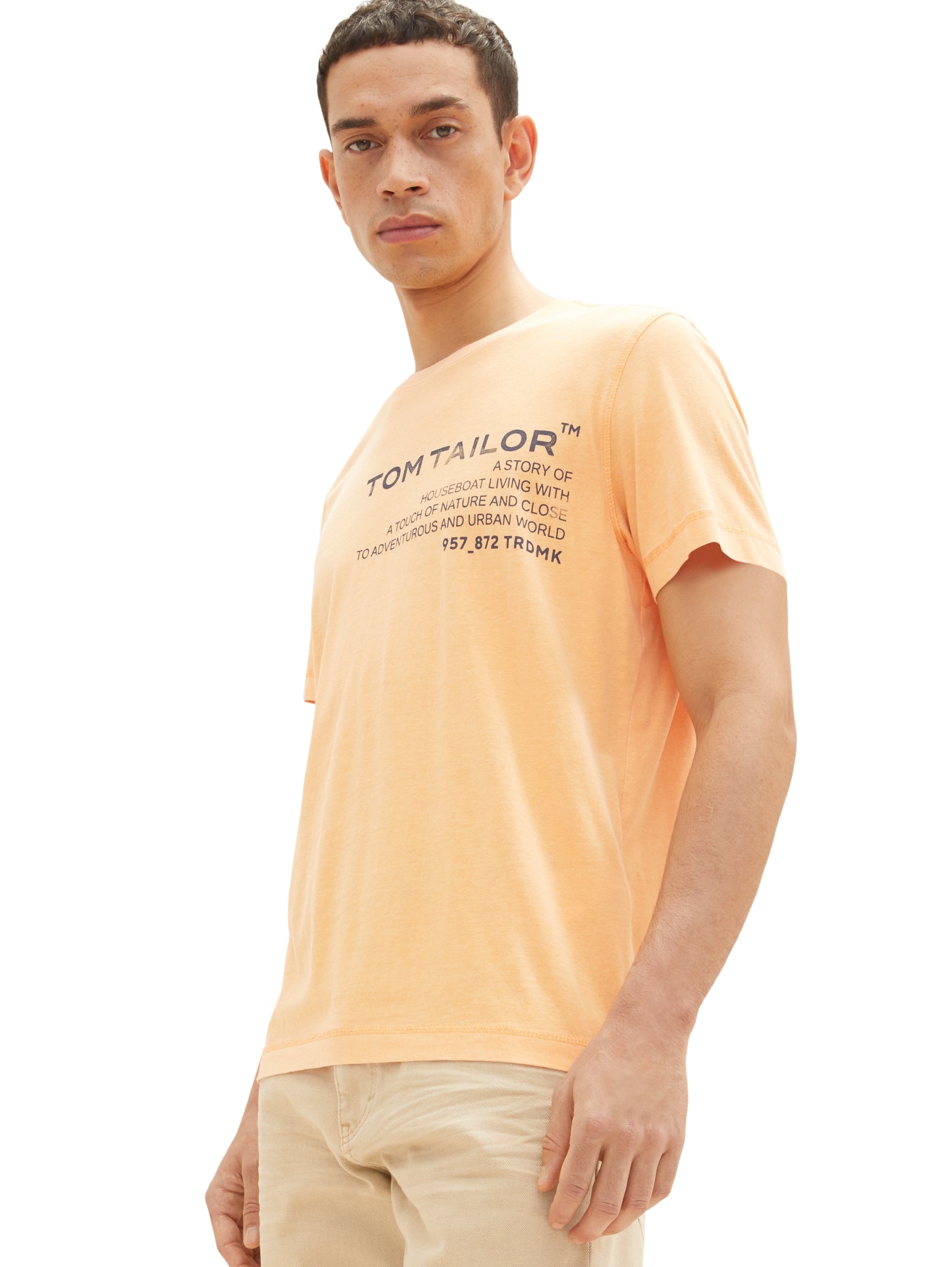 washed t-shirt washed out ora Bild 3