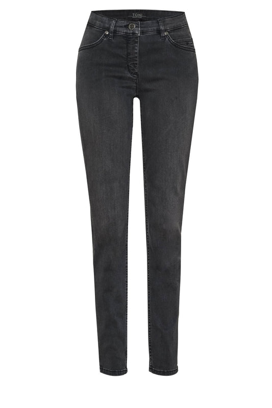 Perfect Shape Skinny grey denim used Bild 1